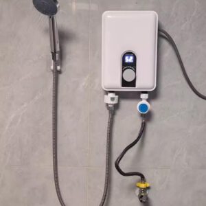 Household intelligent instant heating electric water heater 3500-5500W110-220V small wall-mounted shower water heater